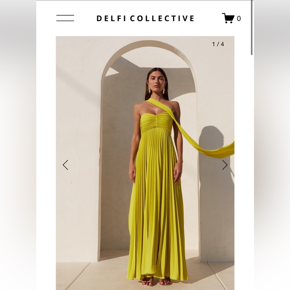 DELFI daphne dress, worn once for 3 hours, no stains, no tears. Size M.